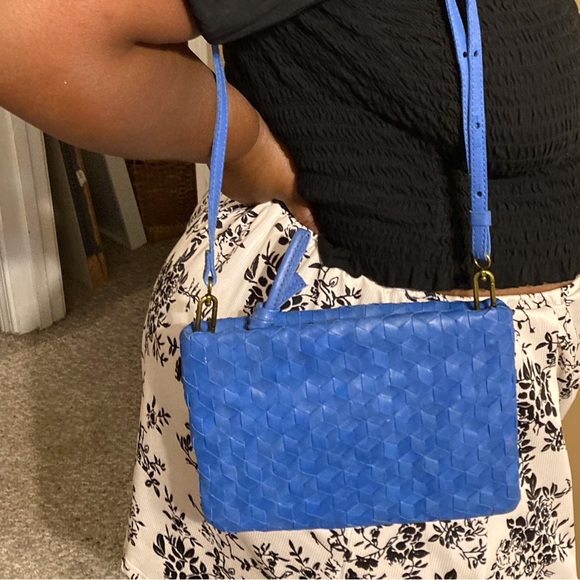 Blue Denim Crossbody Bag - Picture 3 of 8